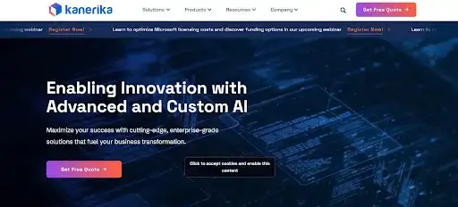 Kanerika develops AI systems that streamline operations for online retail companies.