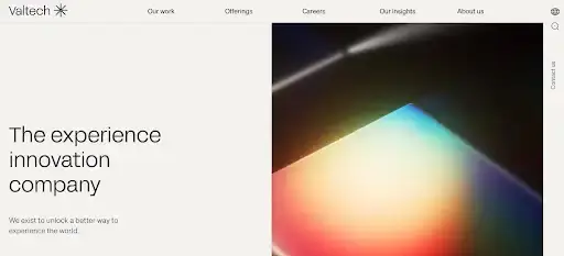  Valtech digital agency focused on composable commerce and customer experience.