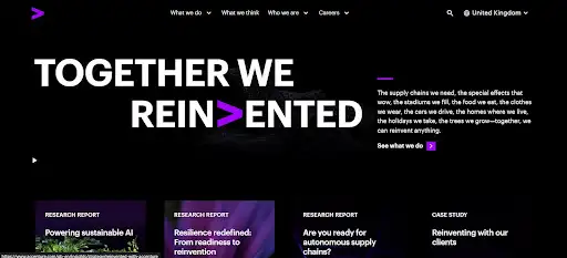 Accenture AWS consulting and global cloud transformation services company.