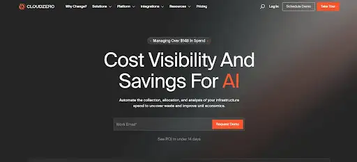 CloudZero service providing AWS cost optimization and cloud cost visibility. 