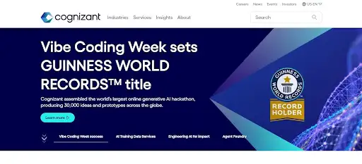 Cognizant AWS consulting and cloud transformation partner for enterprise organizations.