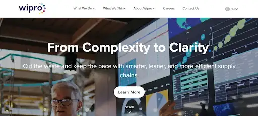 Wipro AWS consulting services delivering cloud transformation and digital operations.